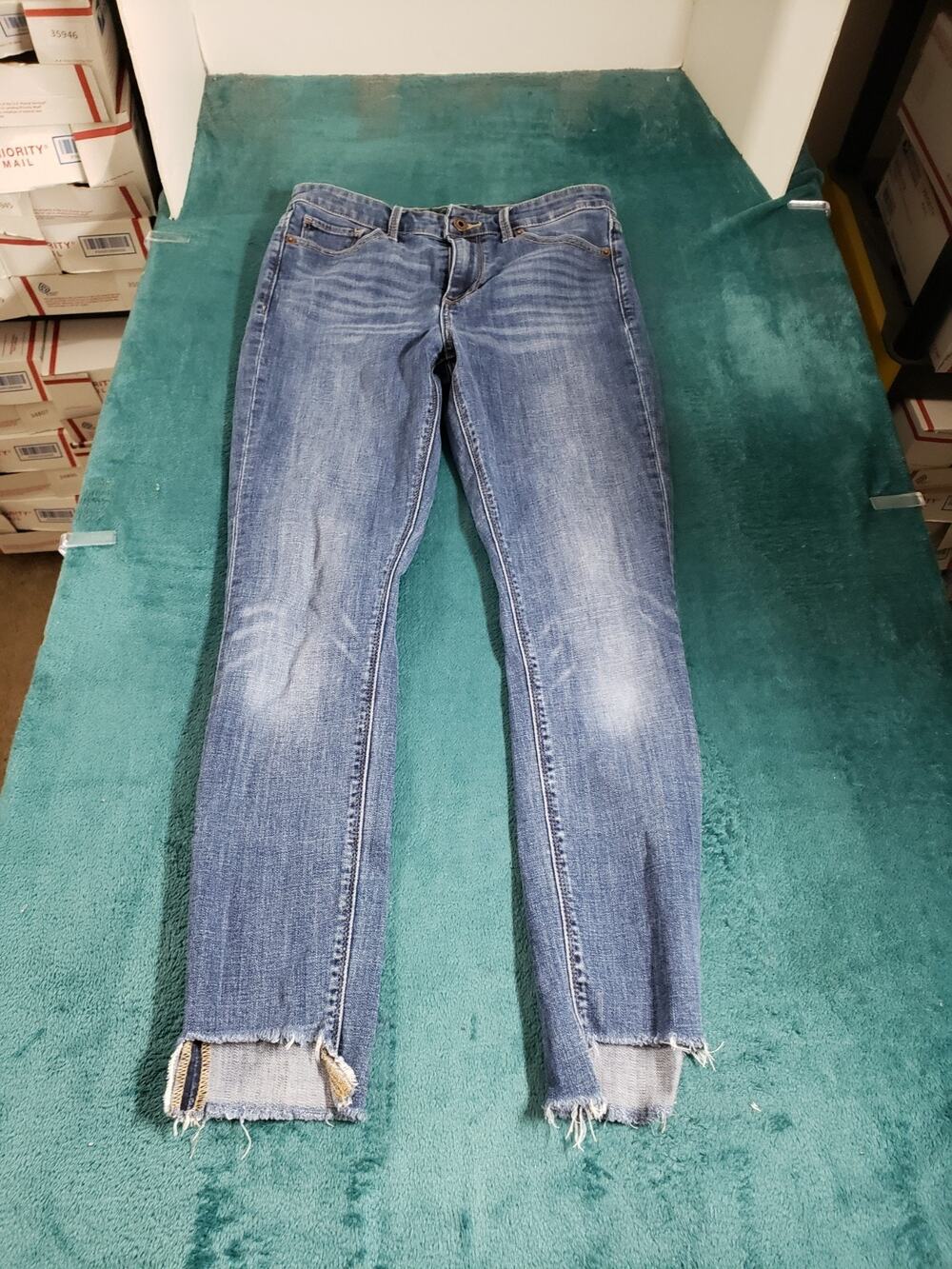 Lucky Brand Jeans Size 6 Womens Blue Stretch Pants Mid Rise Bridgette Skinny
